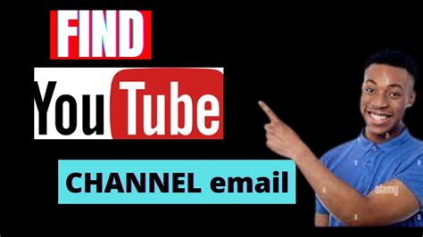 find email of youtube channel